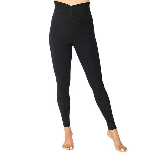 Joyfolie x Mia Joy Black Ribbed Journey Leggings - Size Medium - Picture 1 of 6